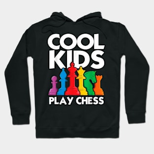 Cool Kids Play Chess Funny Chess Lover Shirt for Boys Girls Hoodie